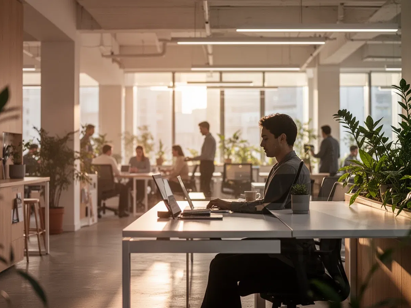 Coworking-Spaces boomen als Gegenmittel zur Homeoffice-Einsamkeit - Foto: über boerse-global.de