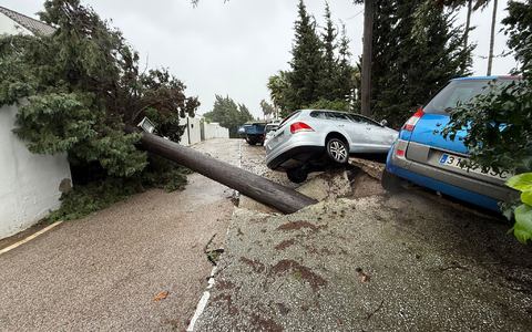 In der südspanischen Region Andalusien hat das Sturmtief Lenonardo für Chaos gesorgt. - Foto: Nono Rico / Europa Press/EUROPA PRESS/dpa