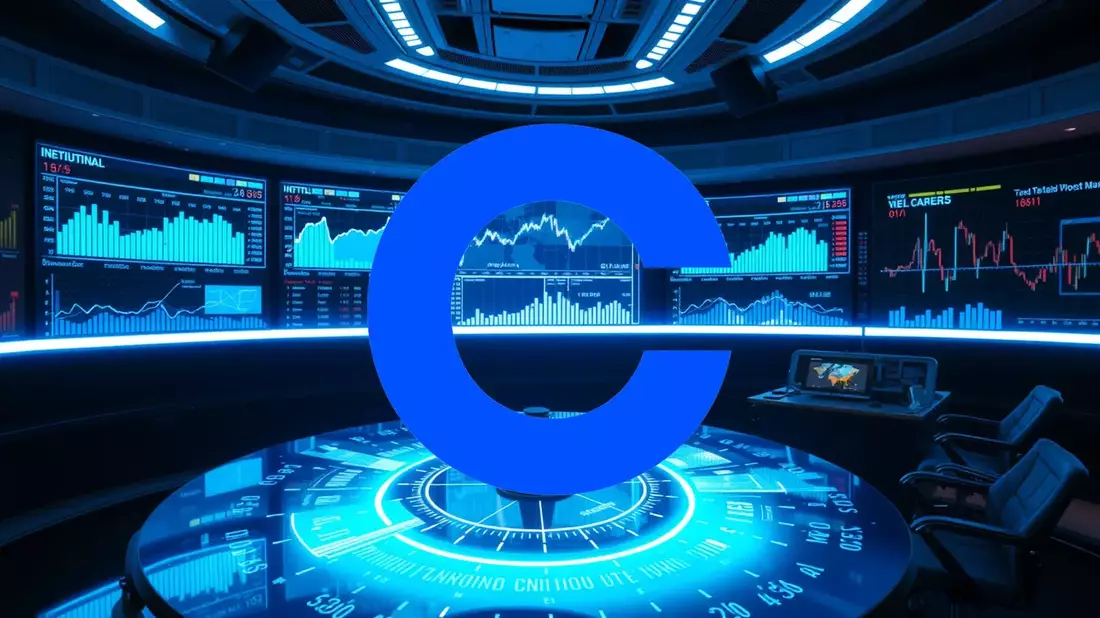 Coinbase Faces Legal Headwinds and Stock Decline Amid Market Pressure Illustration mit AI erstellt übermittelt durch boerse-global.de