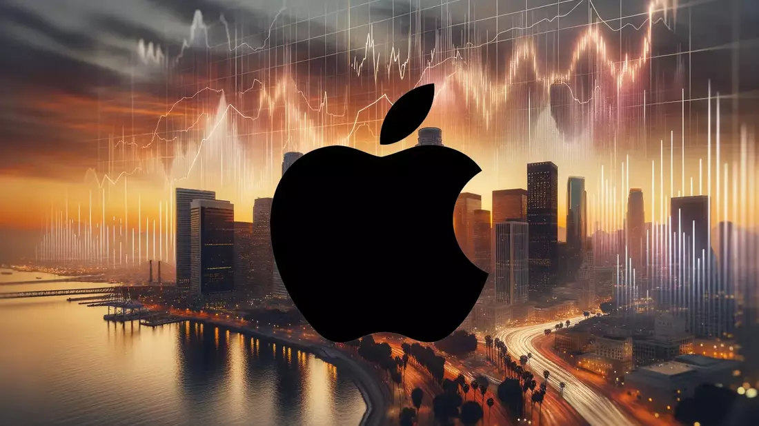 La acción de Apple: un refugio en tiempos de volatilidad tecnológica Illustration mit AI erstellt übermittelt durch boerse-global.de
