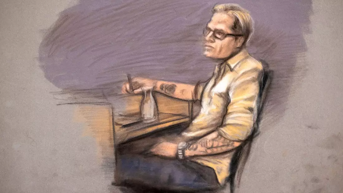 Marius Borg Høiby darf im Gericht nicht fotografiert oder gefilmt werden.  - Bild: Ane Hem/Pool NTB Scanpix/AP/dpa