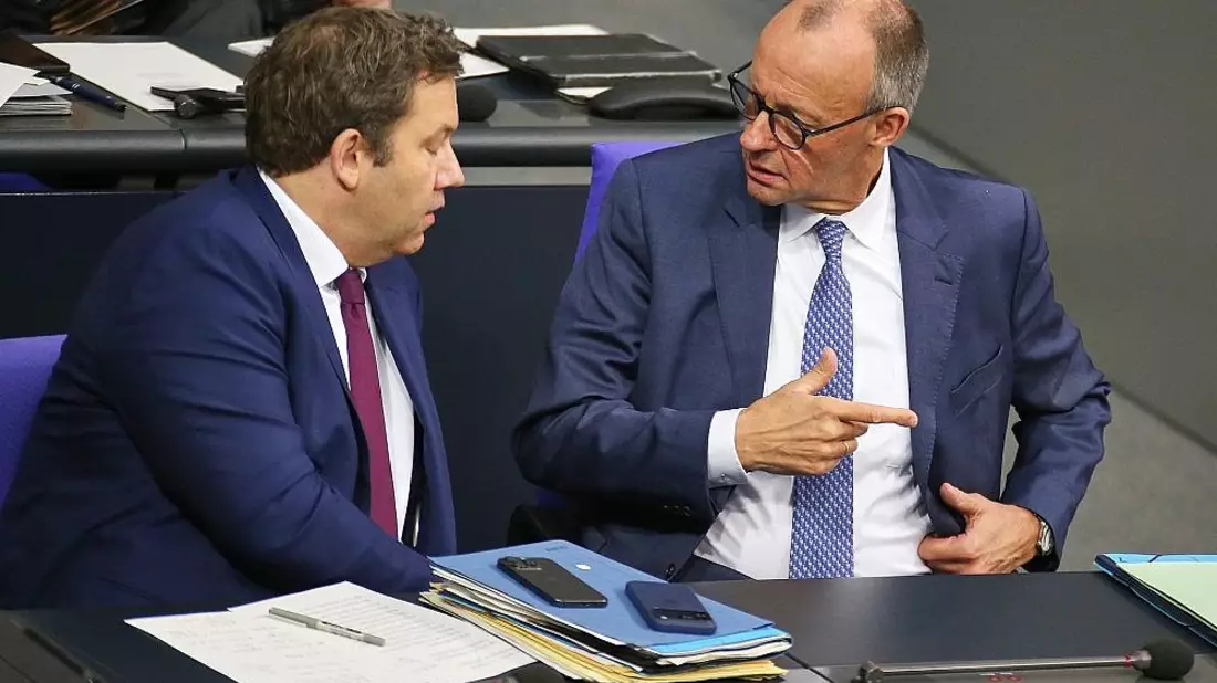 Lars Klingbeil und Friedrich Merz (Archiv) - Bild: via dts Nachrichtenagentur
