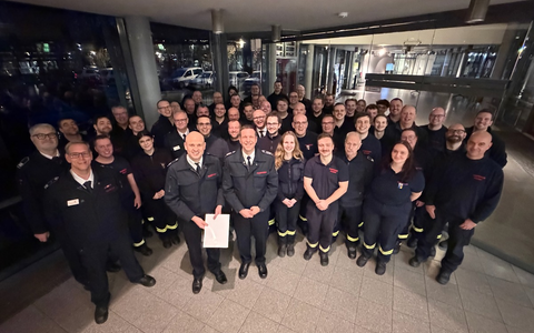 FW-NE: Marcel Breuer wird stellvertretender Leiter der Freiwilligen Feuerwehr Kaarst - Foto: presseportal.de