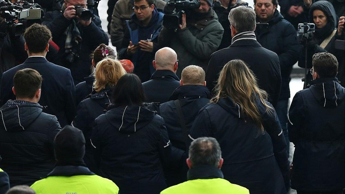 Schweigeminute nach Tod von Zugbegleiter am 04.02.2026 - Foto: via dts Nachrichtenagentur