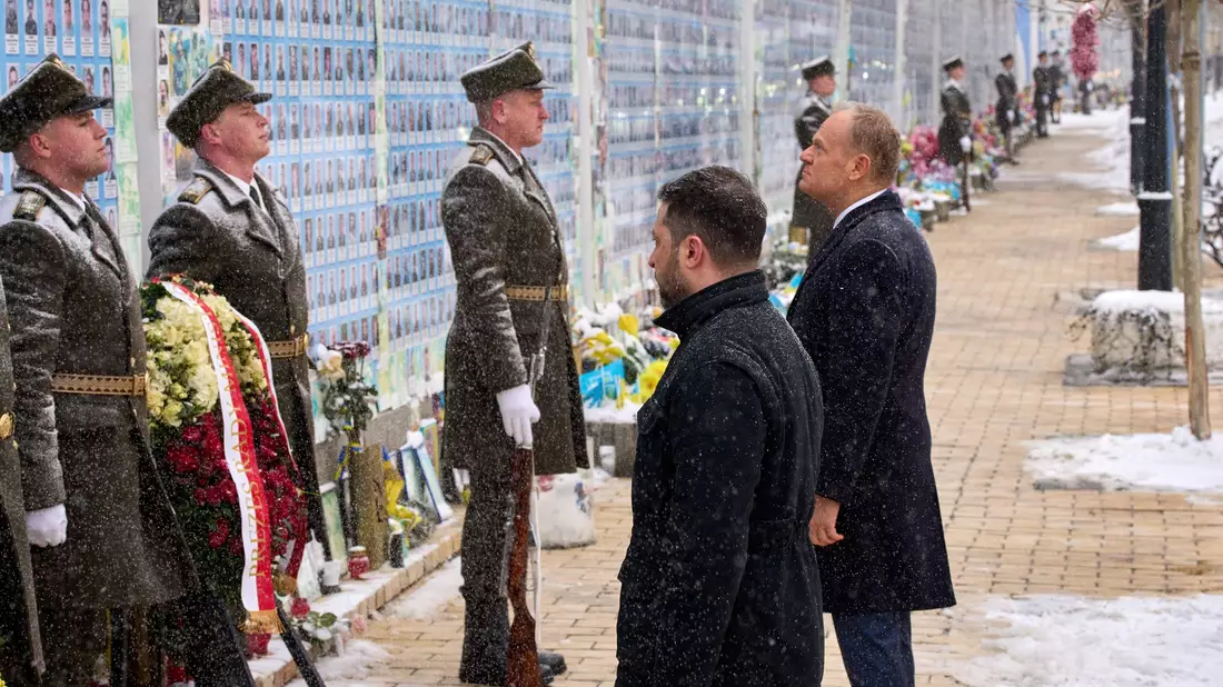 Die Ukraine und Polen haben eine engere Rüstungskooperation vereinbart. - Bild: Efrem Lukatsky/AP/dpa