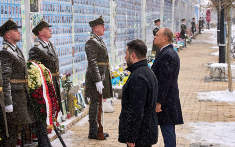Die Ukraine und Polen haben eine engere Rüstungskooperation vereinbart. - Foto: Efrem Lukatsky/AP/dpa