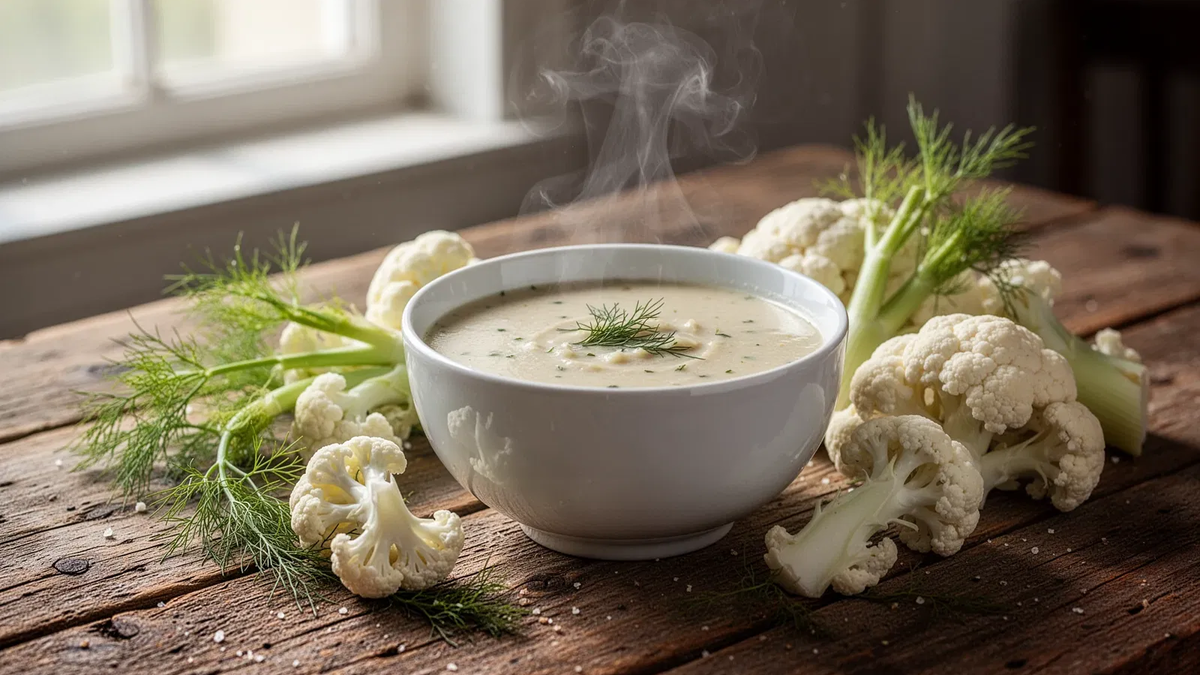 Blumenkohl-Fenchelsuppe: Leichte Vitalküche im Trend - Foto: über boerse-global.de