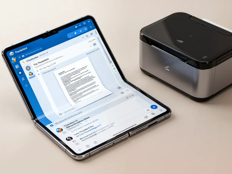 Thunderbird Beta bringt Drucken und Falt-Handy-Support - Foto: über boerse-global.de