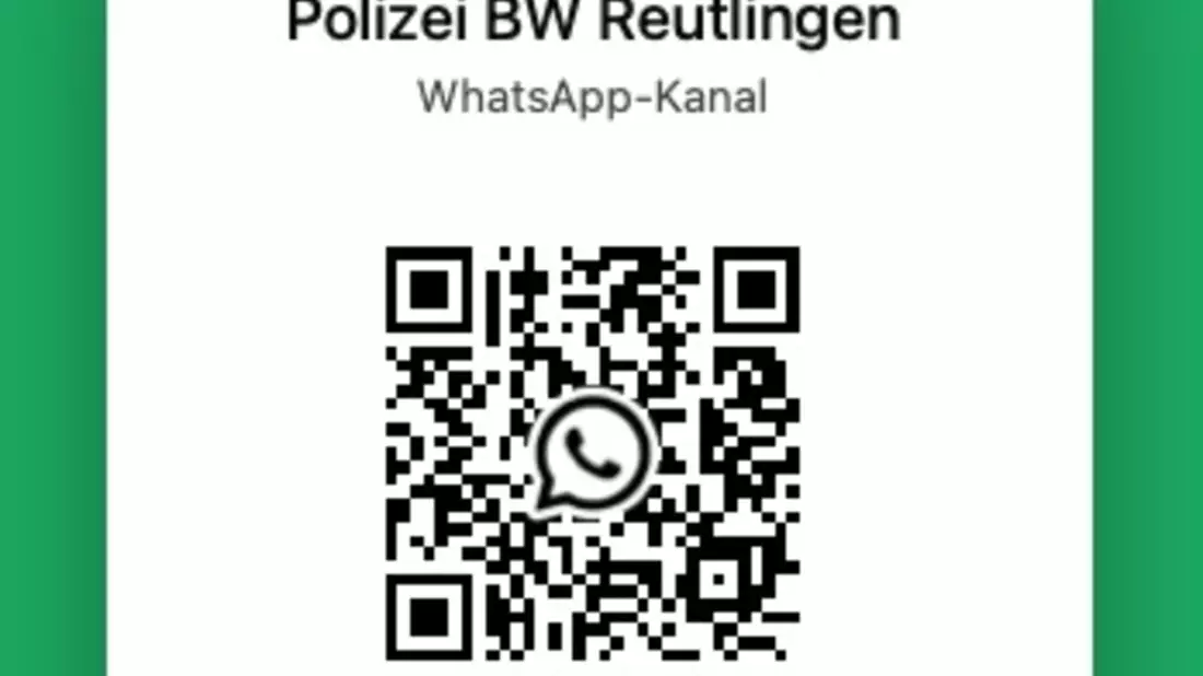 POL-RT: Das Polizeipräsidium Reutlingen startet auf WhatsApp - Bild: presseportal.de
