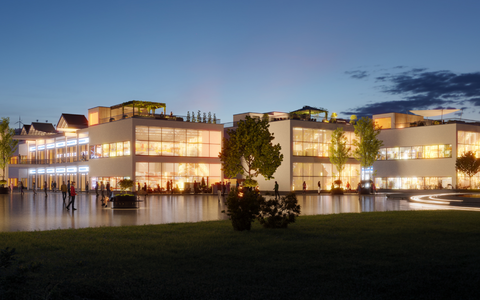 Das neue Bauzentrum - Foto: Blaue Lagune über pressetext.de