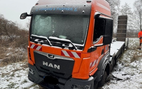 POL-HRO: Lkw gestohlen und wiedergefunden- Diesel entwendet, hoher Sachschaden auf Baustelle - Foto: presseportal.de