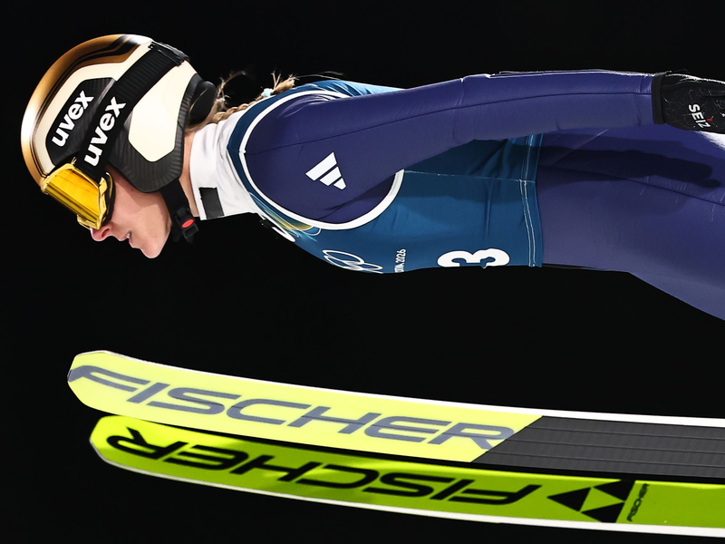 Katharina Schmid hat ihre Ziele fest im Blick. - Foto: Daniel Karmann/dpa