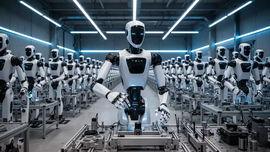Tesla startet „Optimus Academy“ mit Zehntausenden Trainings-Robotern - Bild: über boerse-global.de