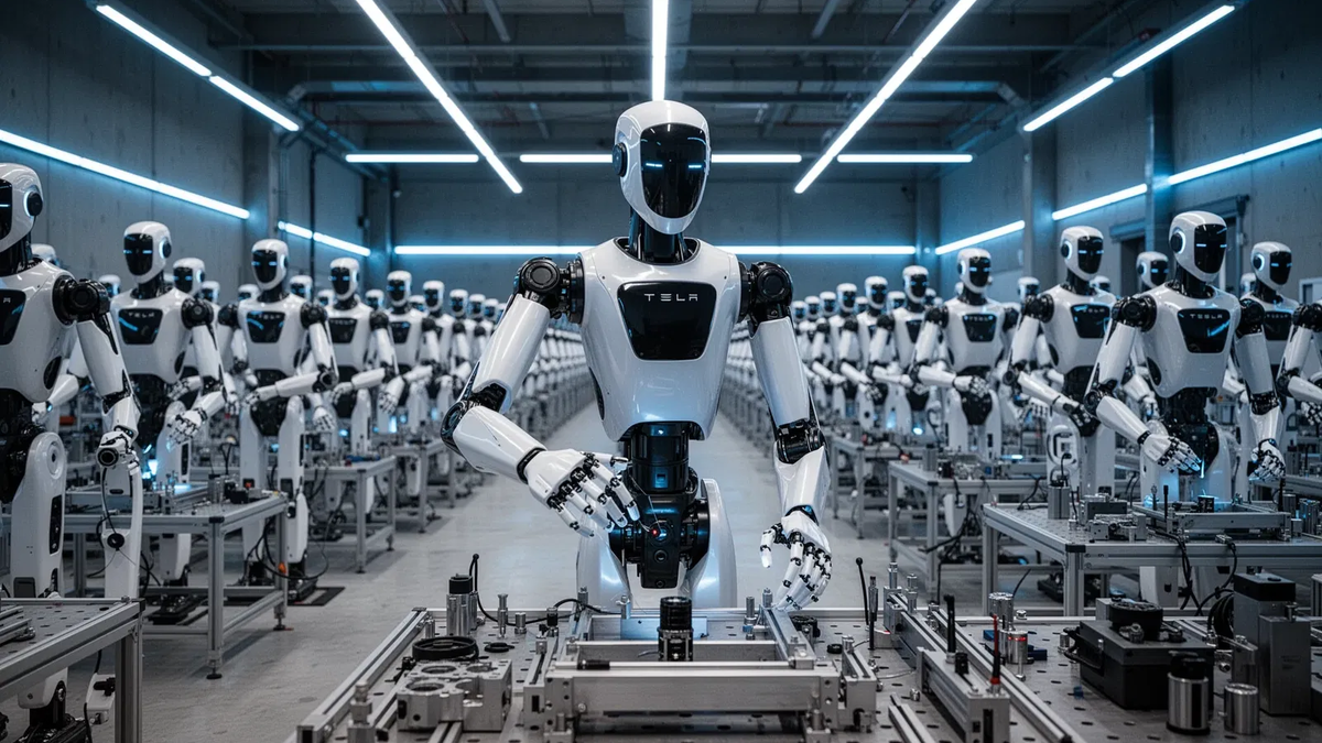 Tesla startet „Optimus Academy“ mit Zehntausenden Trainings-Robotern - Foto: über boerse-global.de