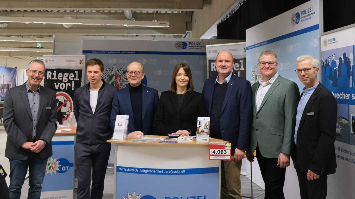 POL-GT: Baumesse 2026 im A2 Forum - Setzen Sie auf Einbruchschutz - Foto: presseportal.de