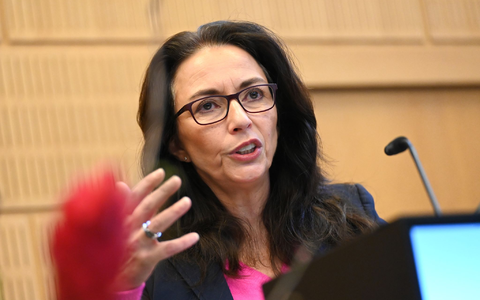 DGB-Chefin Yasmin Fahimi nennt die Debatte um Einschnitte «respektlos und schäbig». (Archivbild)  - Foto: Elisa Schu/dpa