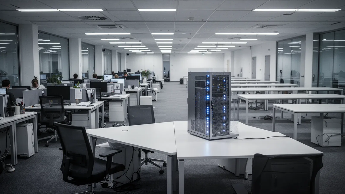 KI bedroht deutsche Büroimmobilien: 27 Prozent weniger Fläche nötig - Foto: über boerse-global.de