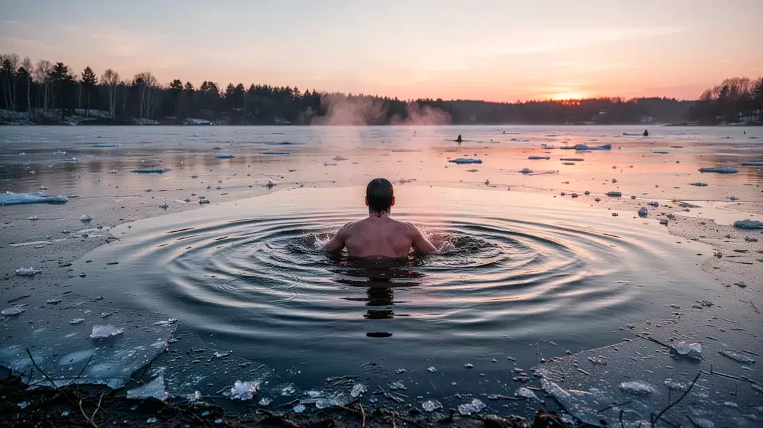 Winterschwimmen: Der Kältekick für Körper und Geist Illustration mit AI erstellt übermittelt durch boerse-global.de