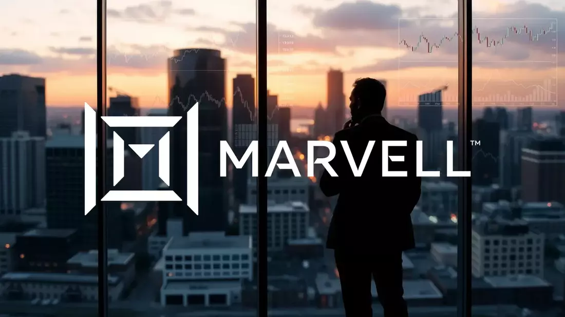 Marvell Technology Shares Surge Amidst Significant Stock Overhang Illustration mit AI erstellt übermittelt durch boerse-global.de