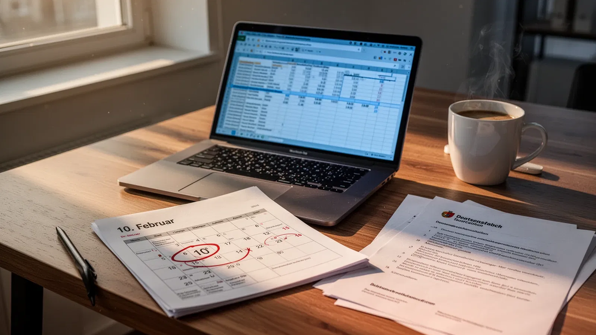 Umsatzsteuer-Voranmeldung: Frist für Januar endet am Dienstag - Foto: über boerse-global.de