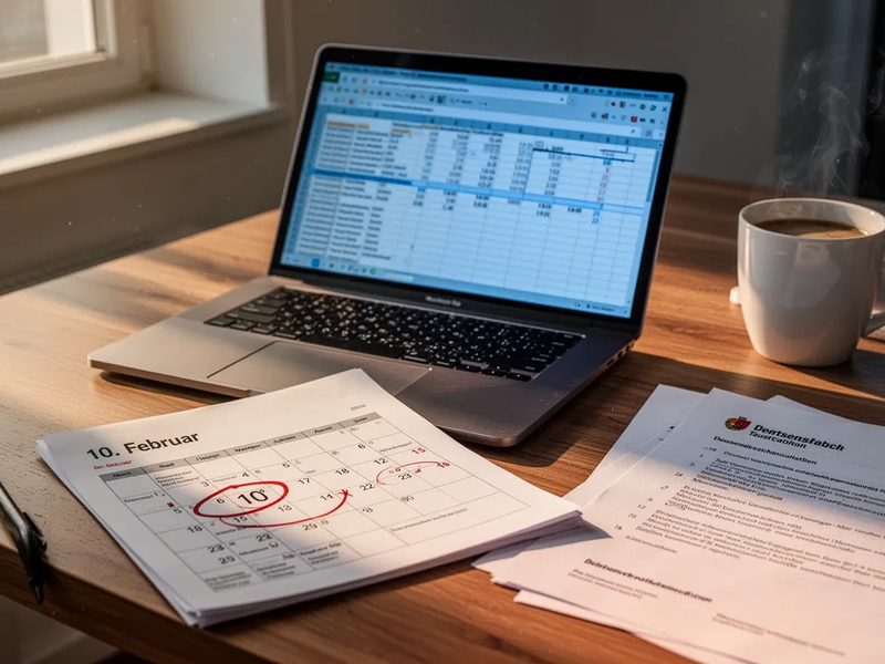 Umsatzsteuer-Voranmeldung: Frist für Januar endet am Dienstag - Foto: über boerse-global.de