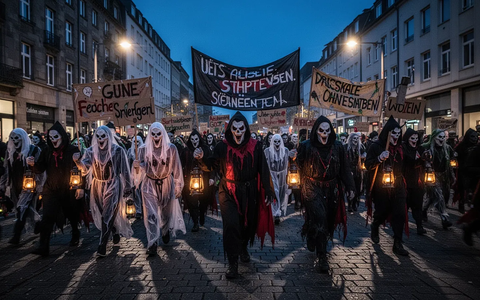 Geisterzug fordert radikale Wende in Kölns Wohnungspolitik - Foto: über boerse-global.de Geisterzug fordert radikale Wende in Kölns Wohnungspolitik - Foto: über boerse-global.de