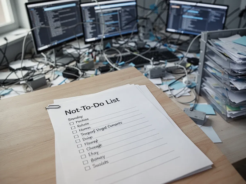 Not-To-Do-Liste: Der neue Schlüssel zur Produktivität - Foto: über boerse-global.de