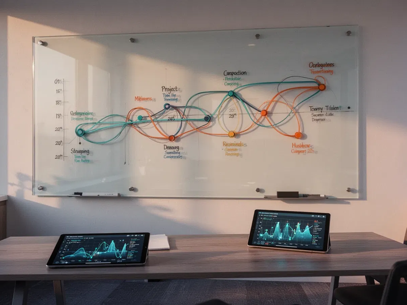 Projektmanagement 2026: KI plant, Menschen führen - Foto: über boerse-global.de