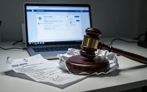 Online-Krankschreibung: Fristlose Kündigung droht - Foto: über boerse-global.de