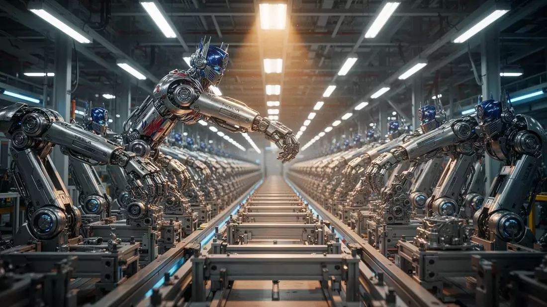 Tesla setzt alles auf den Roboter-Optimus - Bild: über boerse-global.de