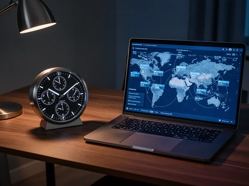 Zeitzonen-Chaos: Warum Pufferzeit zum Wirtschaftsfaktor wird - Foto: über boerse-global.de