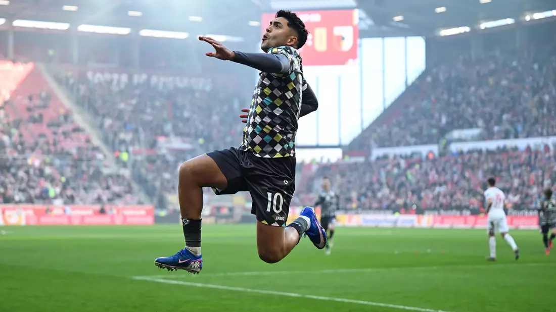 Traf doppelt für den FSV Mainz 05: Nationalspieler Nadiem Amiri. - Bild: Florian Wiegand/dpa