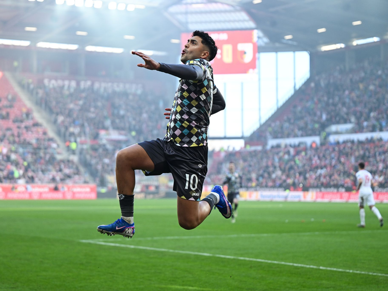 Traf doppelt für den FSV Mainz 05: Nationalspieler Nadiem Amiri. - Foto: Florian Wiegand/dpa