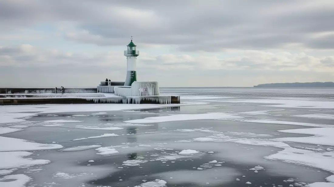 LWSPA M-V: Dringende Warnung vor dem Betreten von Eisflächen an der Ostsee! - Bild: presseportal.de
