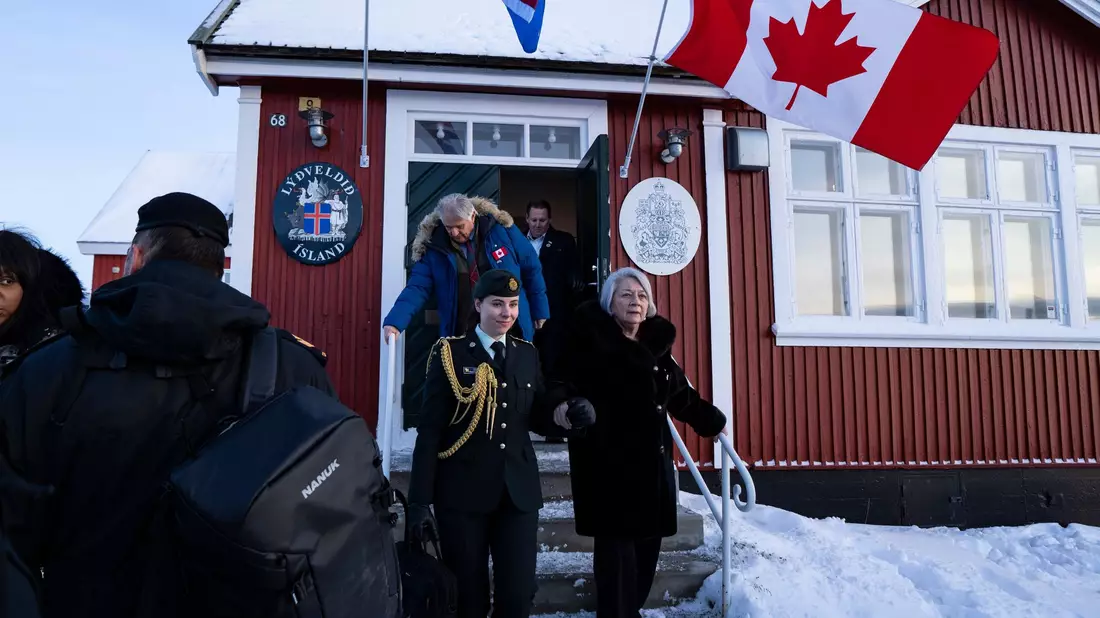 Kanada hat ein Konsulat in der grönländischen Hauptstadt Nuuk eröffnet. - Bild: Christinne Muschi/The Canadian Press/AP/dpa