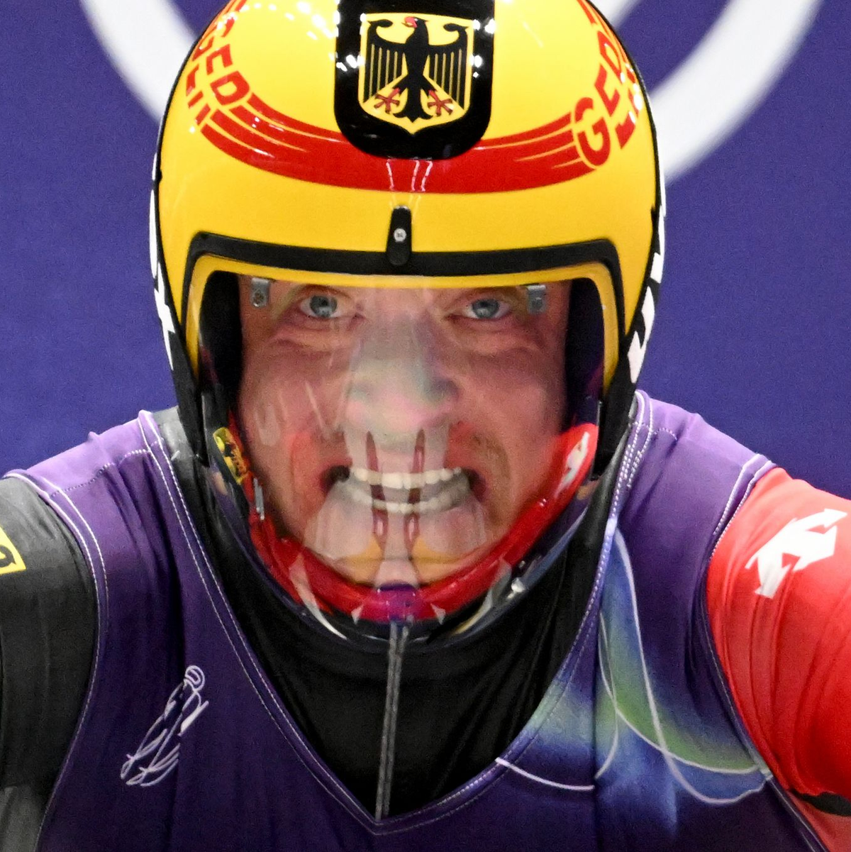 Felix Loch patzte im ersten von vier Läufen trotz Startrekord. - Foto: Robert Michael/dpa