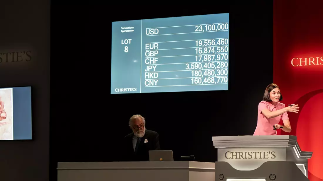 Das Bietergefecht dauerte rund 45 Minuten. (Handout) - Bild: -/CHRISTIE’S IMAGES LTD. 2025/dpa