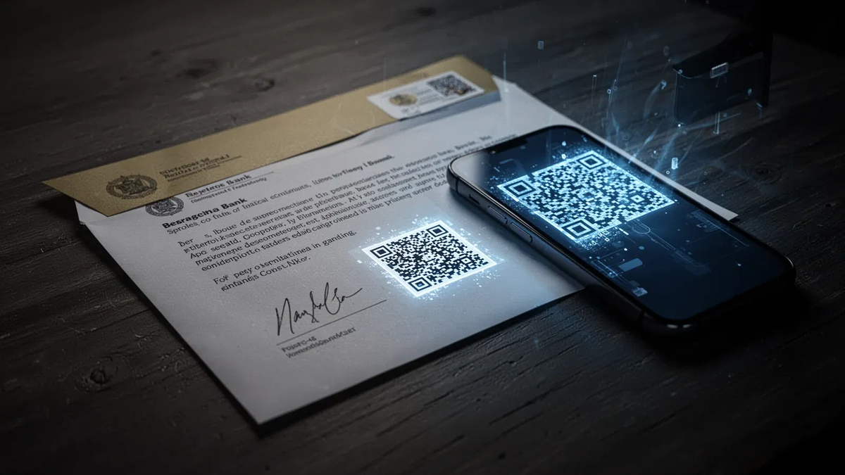 Quishing: Betrüger nutzen QR-Codes in gefälschten Bankbriefen - Foto: über boerse-global.de