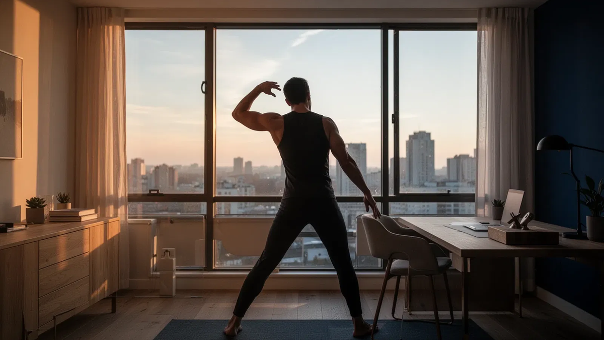 Butcher's Block Stretch: Diese Dehnübung löst Nackenverspannungen - Foto: über boerse-global.de