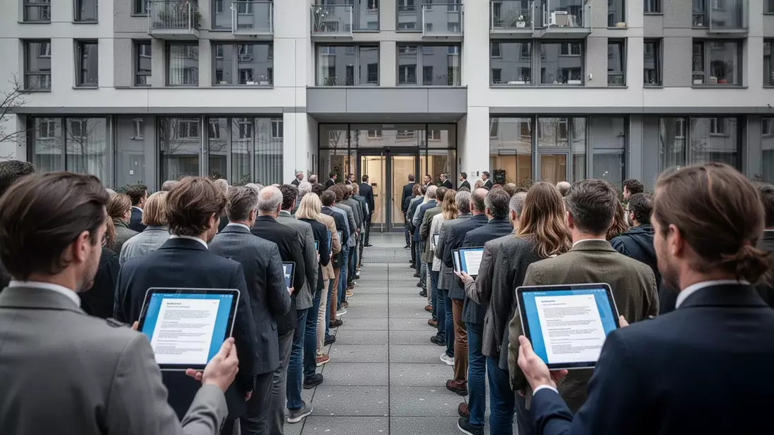 Berliner Wohnungssuche: So kämpfen Mieter um jede Besichtigung - Bild: über boerse-global.de