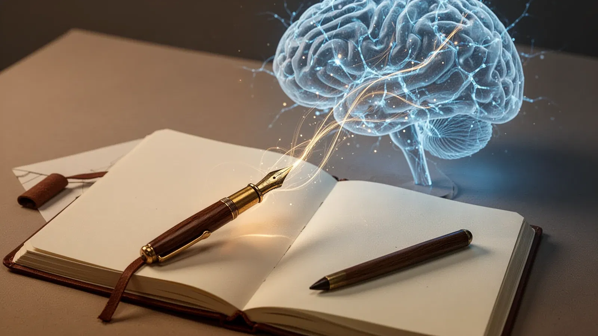 Kreatives Schreiben trainiert das Gehirn wie Muskeln - Foto: über boerse-global.de