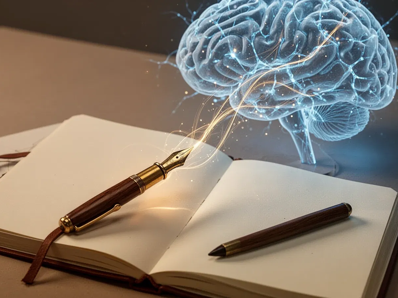 Kreatives Schreiben trainiert das Gehirn wie Muskeln - Foto: über boerse-global.de