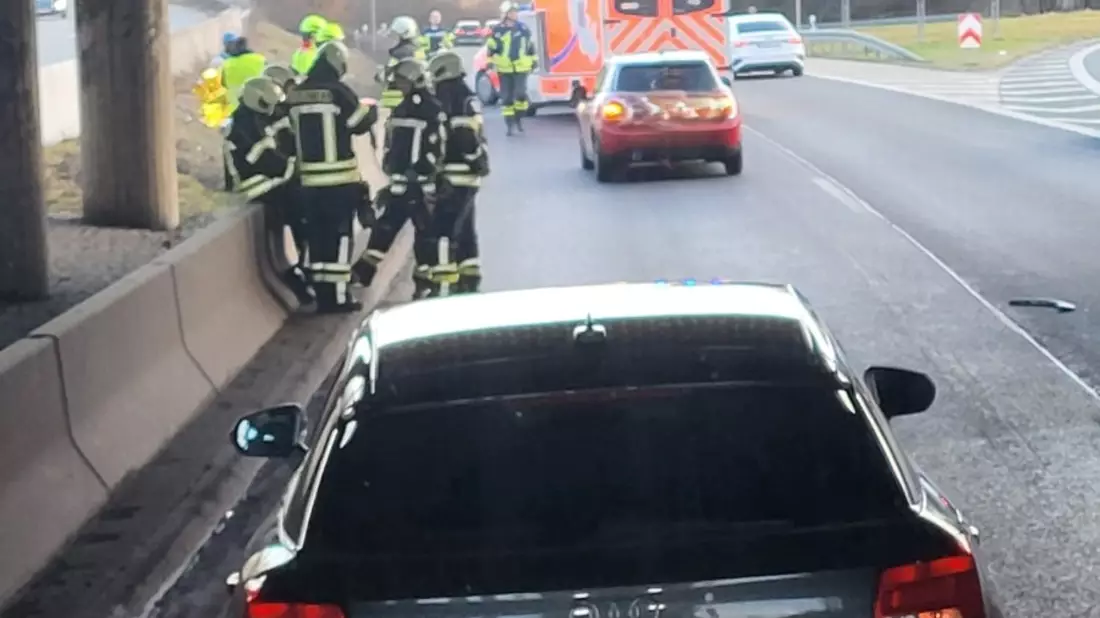 FW-EN: Auffahrunfall auf Autobahn - Bild: presseportal.de