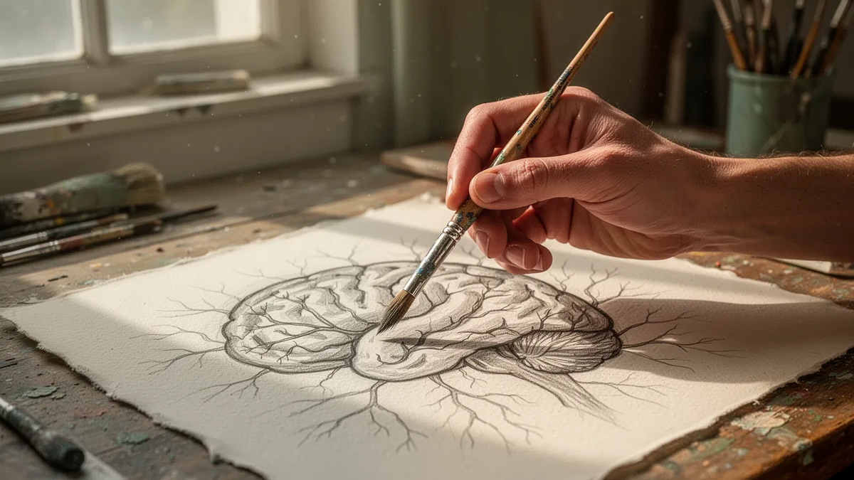 Zeichnen schützt das Gehirn besser als digitale Spiele - Foto: über boerse-global.de