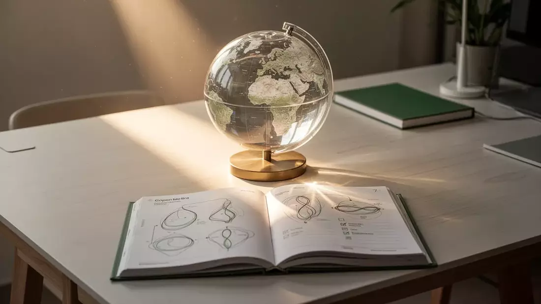 Planetarische Ethik revolutioniert Zeitmanagement Illustration mit AI erstellt übermittelt durch boerse-global.de