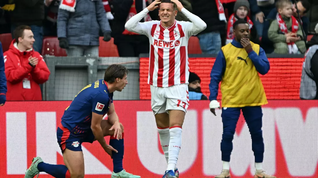 Kölns Shootingstar Said El Mala vergab in Hälfte eins zwei gute Chancen.  - Bild: Federico Gambarini/dpa