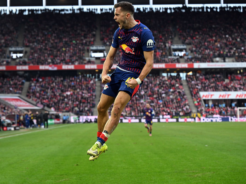 Hatte viel Grund zum Jubeln: Christoph Baumgartner. - Foto: Federico Gambarini/dpa