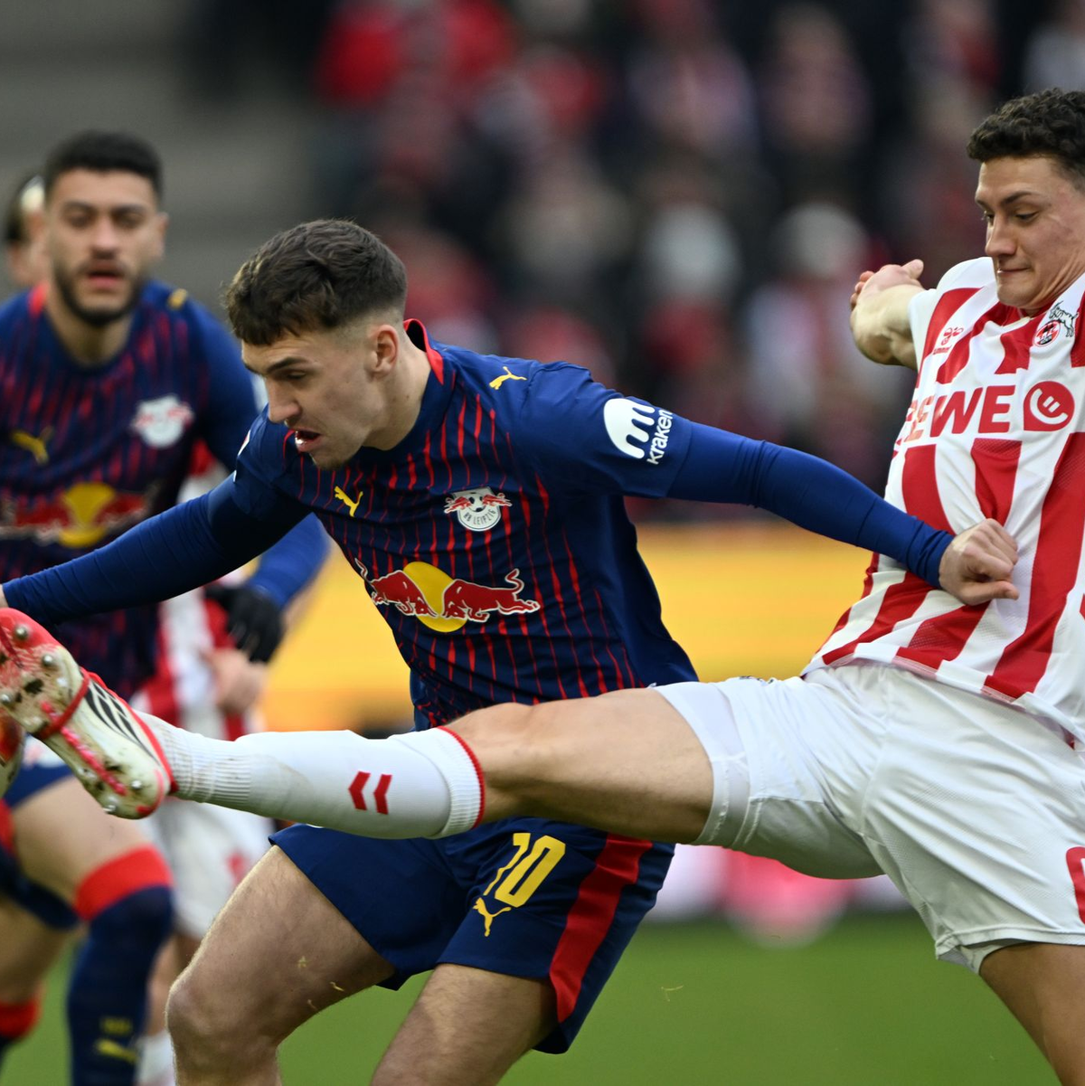 RB-Neuzugang Brajan Gruda stand bei seinem Debüt in der Startelf. - Foto: Federico Gambarini/dpa