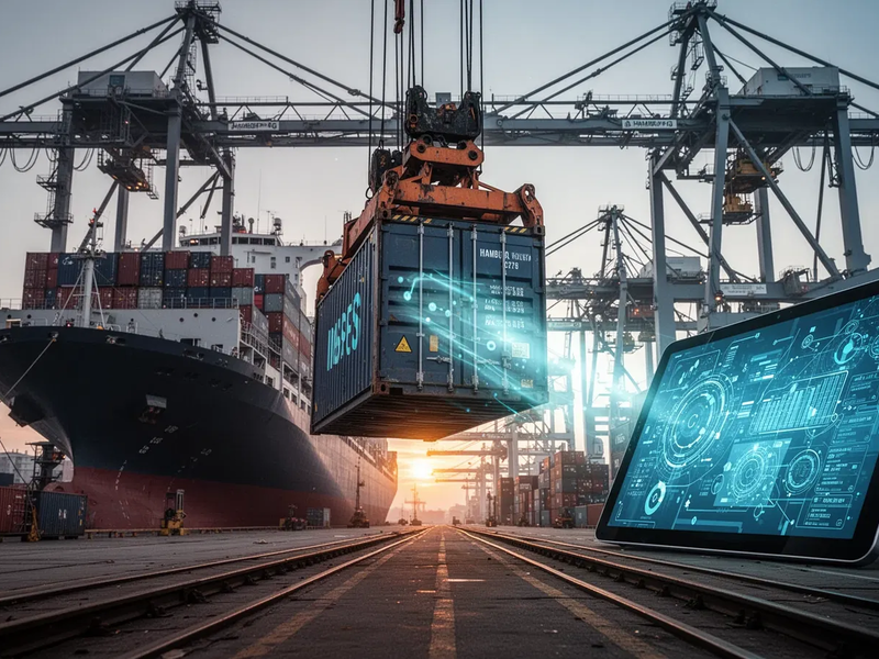 Hamburger Hafen schaltet PIN-Verfahren für Container ab - Foto: über boerse-global.de