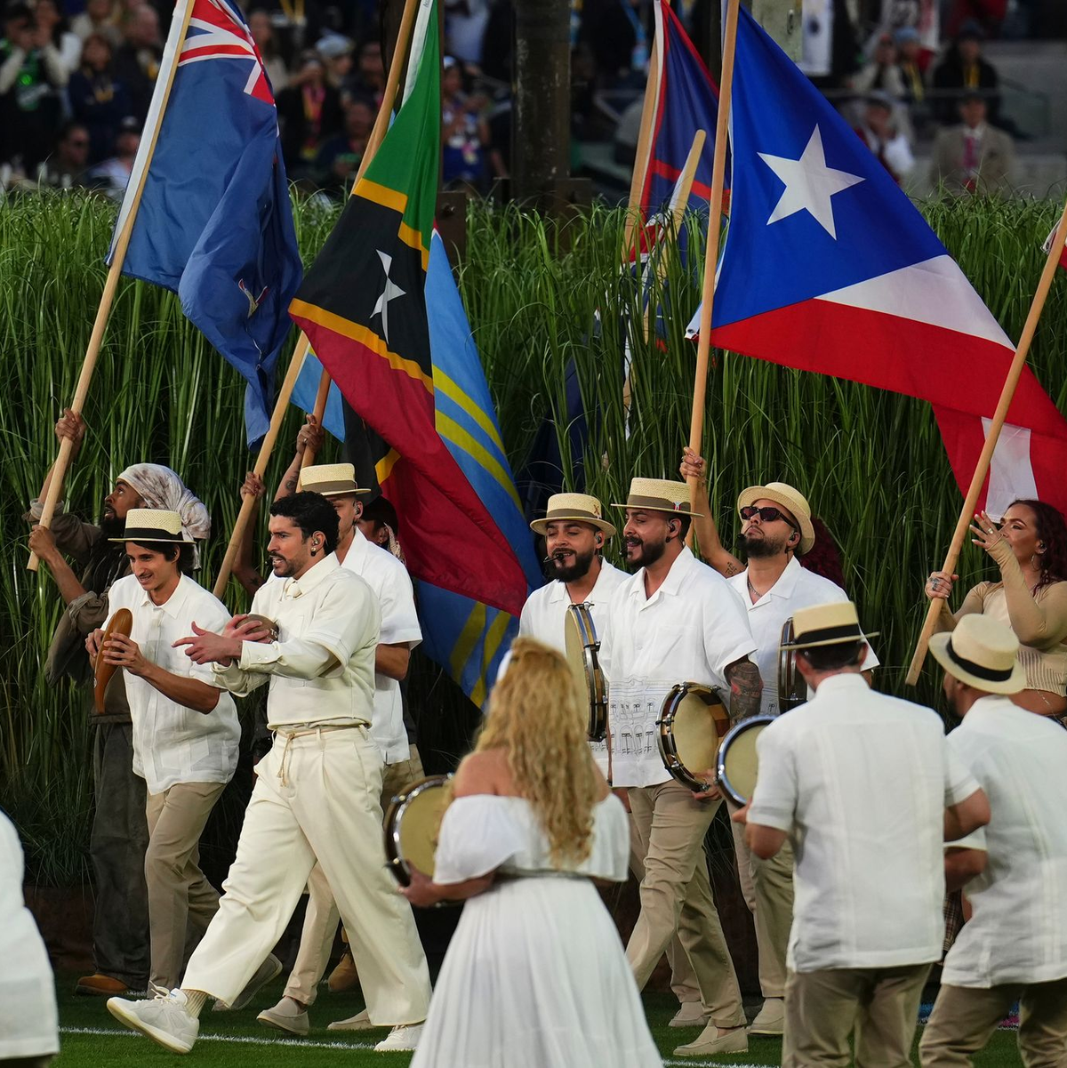 Bad Bunny setzte eine politische Botschaft.  - Foto: Godofredo A. Vásquez/AP/dpa